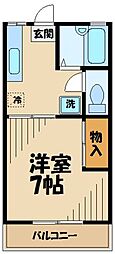 間取図画像 1K