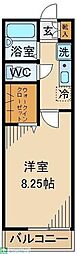 ロジュマンローズ 1Kの間取図画像