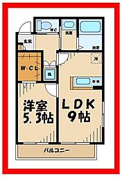 メゾンピュイ 1LDKの間取図画像