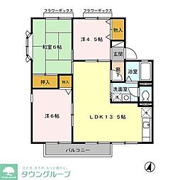 メゾン・センピオーネA 3LDKの間取図画像