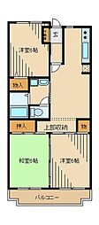 サニーコート高幡 3DKの間取図画像