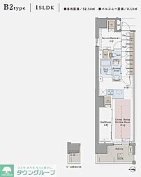 八王子市寺町マンション 1SLDKの間取図画像