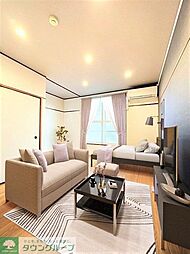 多摩都市モノレール 大塚・帝京大学駅 徒歩21分の賃貸アパート 1階1Kのリビング/ダイニング