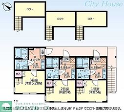 モアクレスト淵野辺 1Kの間取図画像