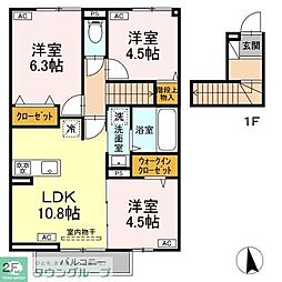 ユーフォリア・K 3LDKの間取図画像