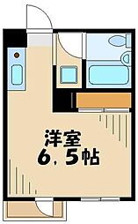 サンドルフ多摩 ワンルームの間取図画像