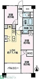アクシア 3LDKの間取図画像