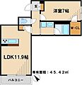 プロヴェールレジデンス1階11.6万円