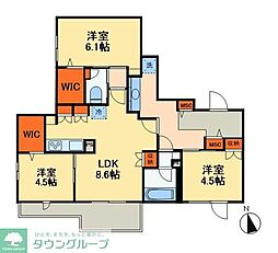 ソフィア南流山 3LDKの間取図画像