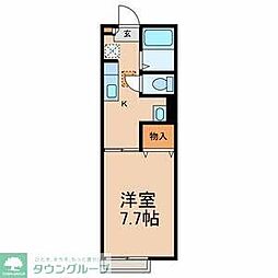 グレイスＫ 1階1Kの間取り