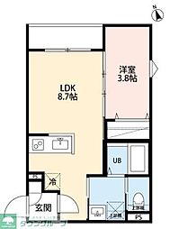 間取図画像 1LDK