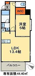アーク松戸レジデンス 1LDKの間取図画像