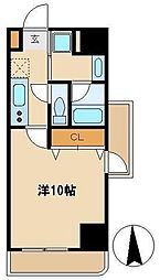 PRIMEURBANSENJU 1Kの間取図画像