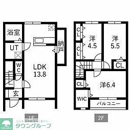Grand Terrace 野々下 3LDKの間取図画像