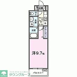 ウィンロードII 1Kの間取図画像