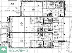 メルティン柏富里 1Kの間取図画像