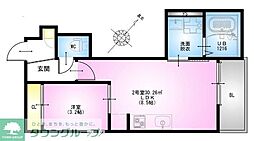 REGALEST HINATA 1LDKの間取図画像