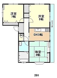 間取図画像 3DK