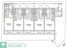 JR川越線 川越駅 徒歩20分の賃貸アパート 3階1Kの間取り
