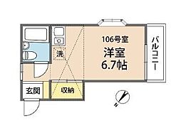 間取図画像 ワンルーム