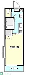 シティホームズM 1Kの間取図画像