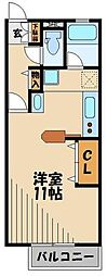 サンモールN・2 ワンルームの間取図画像