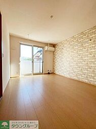 京王線 高幡不動駅 徒歩5分の賃貸アパート 1階ワンルームのリビング/ダイニング