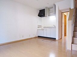 西武拝島線 西武立川駅 徒歩13分の賃貸テラスハウス 2階2LDKのリビング/ダイニング