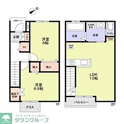 ｂｅｌｌａ　ｆｏｒｅｓｔａ 104 1階2LDKの間取り