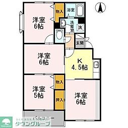 メゾンマツヤ 4Kの間取図画像