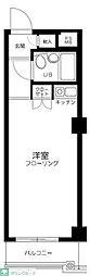 セザールプラザ府中 ワンルームの間取図画像