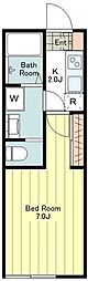 ソフィアエヌ子安町 1Kの間取図画像