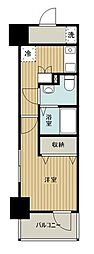 N-stageKumegawa 1Kの間取図画像