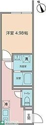 カインドネス井の頭公園 1Kの間取図画像