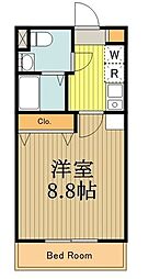 パインバンフソノ 1Kの間取図画像