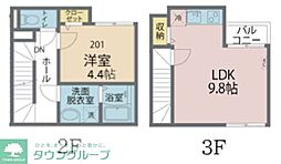 カインドネス久米川 1LDKの間取図画像