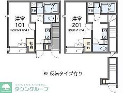 クレイノプロースト 1Kの間取図画像