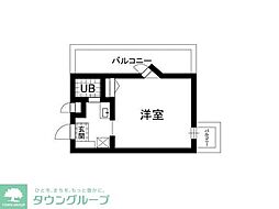 メゾン・エスポワール 1Kの間取図画像