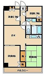 ForestMansion武蔵浦和 4DKの間取図画像