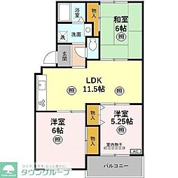 ガーデンシティ日進 3LDKの間取図画像