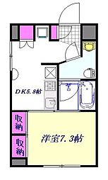 KS-DiO 1Kの間取図画像
