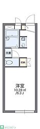 レオパレスドールパーク 1Kの間取図画像