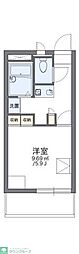 レオパレスセゾンコート 1Kの間取図画像