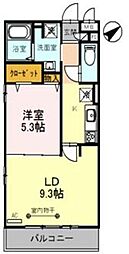 アンクレージュ 2Kの間取図画像