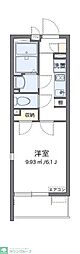 クレイノプレジャータウン3 1Kの間取図画像
