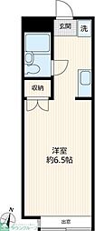 キャピタル北浦和 ワンルームの間取図画像