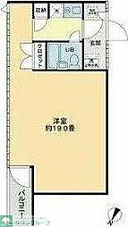 小田急小田原線 狛江駅 徒歩11分の賃貸マンション 3階1Kの間取り