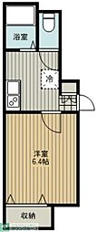 ＭＡＩＳＯＮ　ＥＴＯＩＬＥ（メゾン　エトワール） 1階1Kの間取り