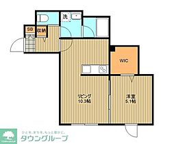 小田急小田原線 狛江駅 徒歩11分の賃貸アパート 1階1LDKの間取り