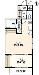 間取図画像 1LDK